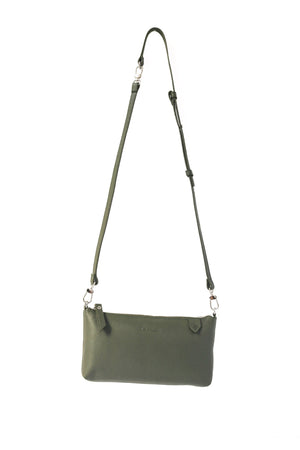 Elia Convertible Leather Bag – Clutch, Shoulder & Crossbody