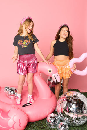 Eloise Tween Shorts - Preppy Pink