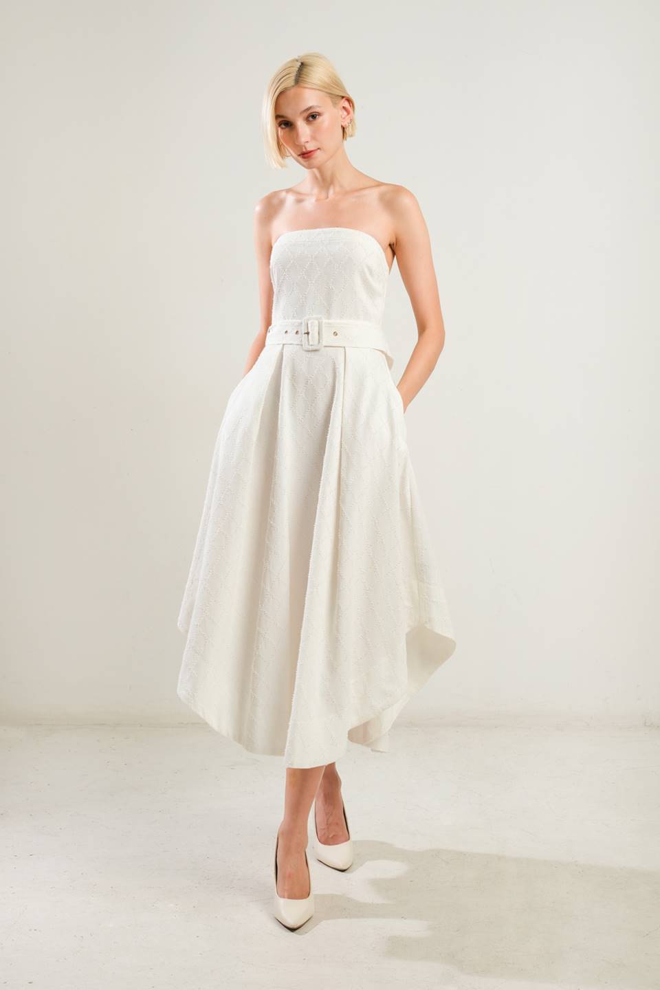 Life'S Compass Woven Midi Dress