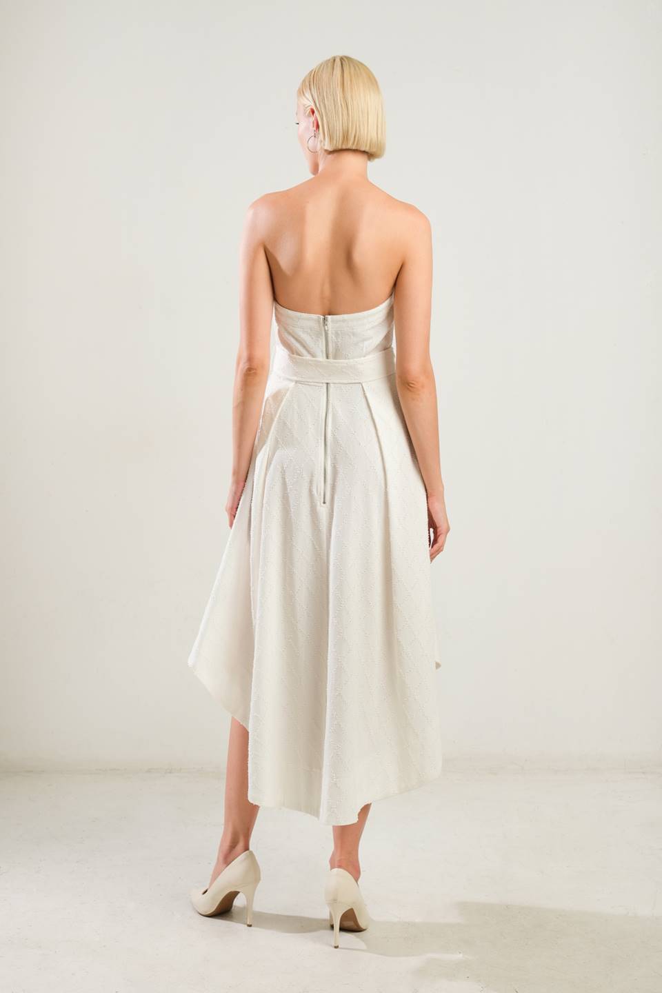Life'S Compass Woven Midi Dress