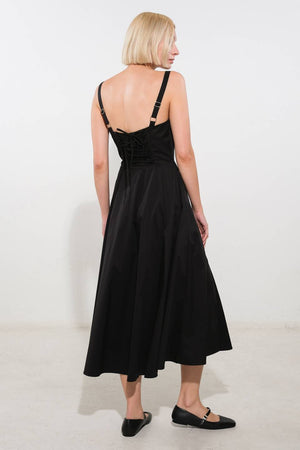 Oceanic Opulence Woven Midi Dress