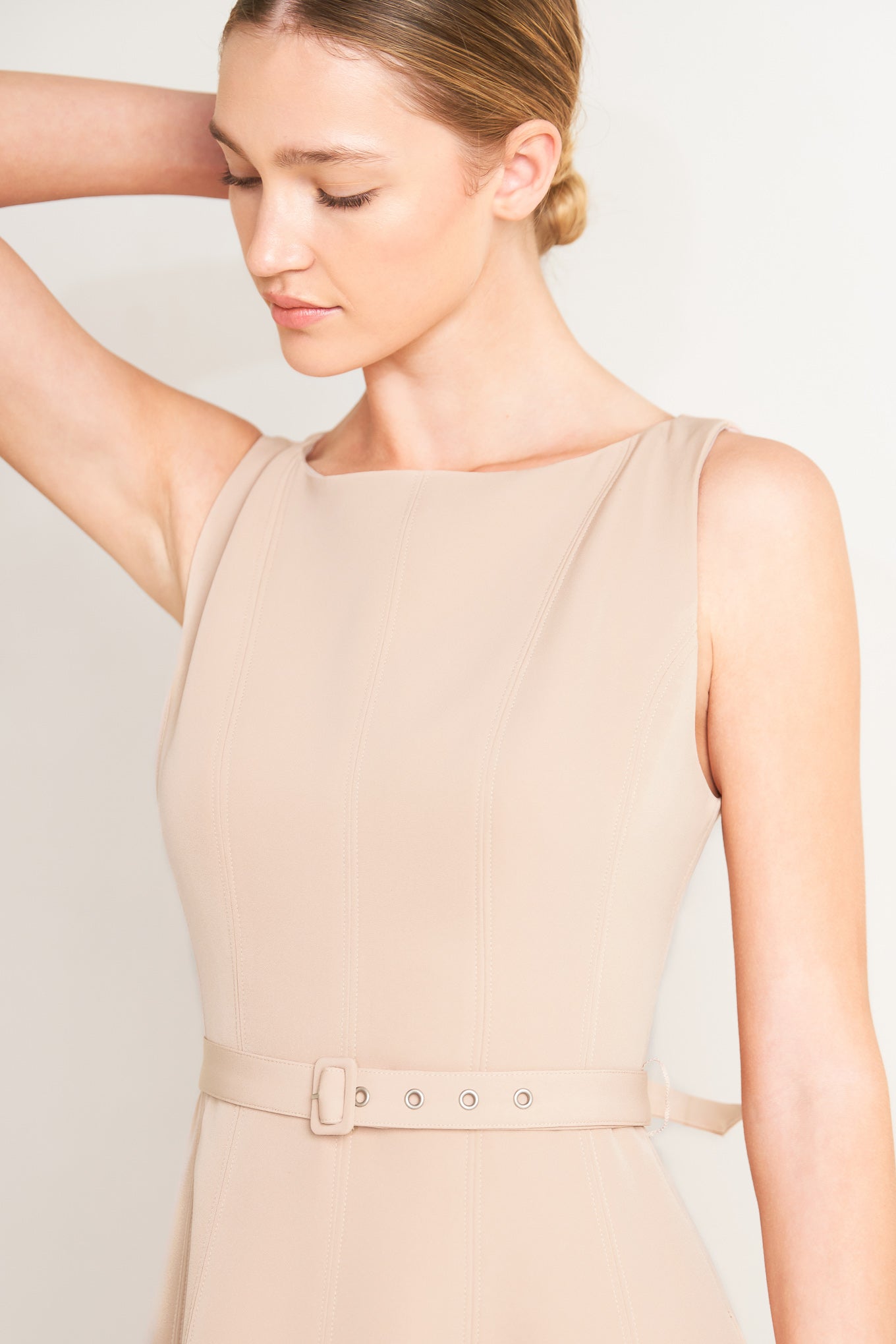 beline midi dress LIVING THE DREAM PINK WOVEN MIDI DRESS l FREEMARKET PINK / S