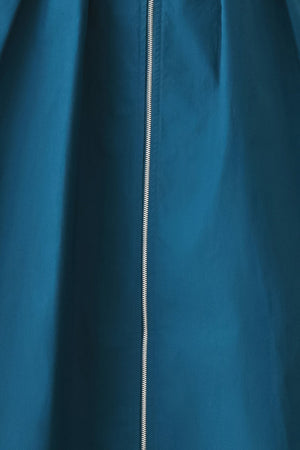 BLUE SERENITY WOVEN MIDI DRESS