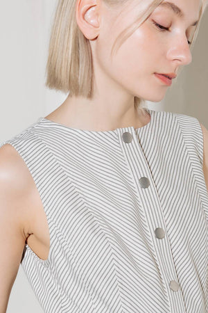 DELICATELY DARING WOVEN MIDI DRESS