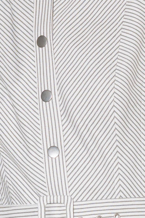 DELICATELY DARING WOVEN MIDI DRESS