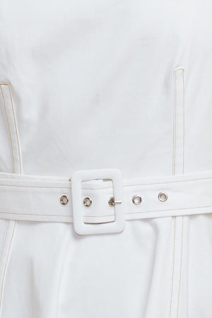 POET’S MUSE WOVEN MIDI DRESS