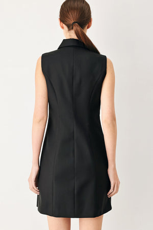 MODERN OFFICE WOVEN MINI DRESS