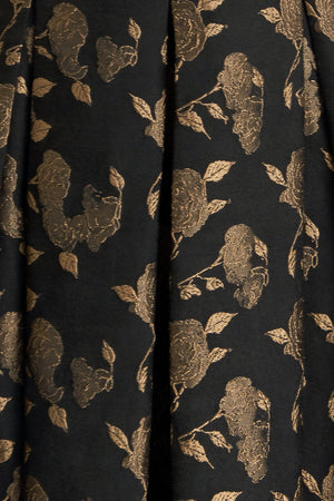 GARDEN OPERA WOVEN MIDI DRESS