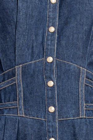 VINTAGE BLUES DENIM MIDI DRESS