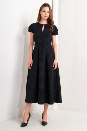 MOOD STUDY WOVEN MIDI DRESS