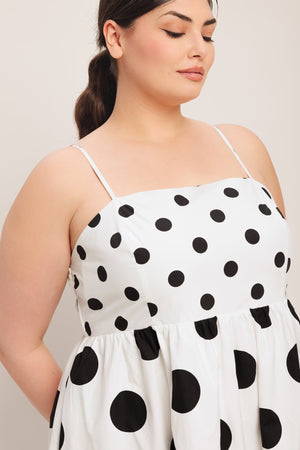 PARISIAN SPOTLIGHT WOVEN MIDI DRESS