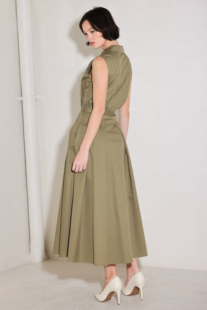 SIMPLY UNSTOPPABLE WOVEN MIDI DRESS