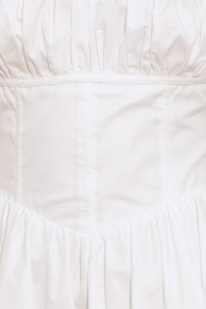 SWEETHEART SERENADE WOVEN MIDI DRESS