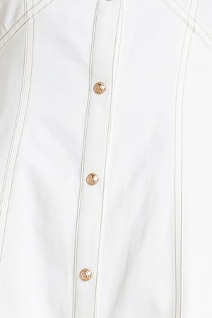 SWEET SOPHISTICATION WOVEN MIDI DRESS