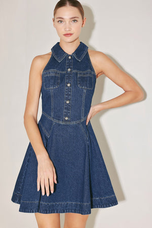 Cool Girl Comeback Denim Mini Dress
