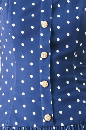 DOTS & DREAMS WOVEN MINI DRESS