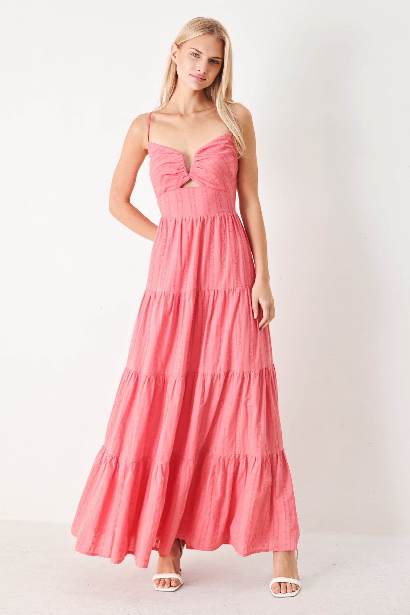 woven maxi dress SWEET ESCAPE WOVEN MAXI DRESS