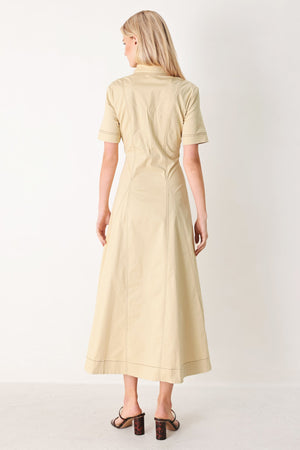 TREND ICON WOVEN MIDI DRESS