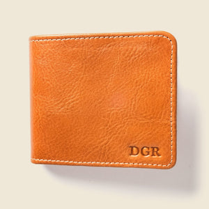 Large Billfold Wallet with RFID protection - Natural