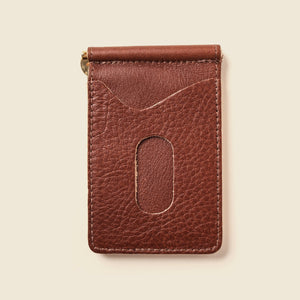 Money Clip Wallet - Chocolate