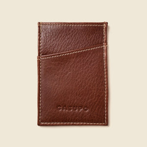 Minimalist Wallet with RFID Protection - Chocolate