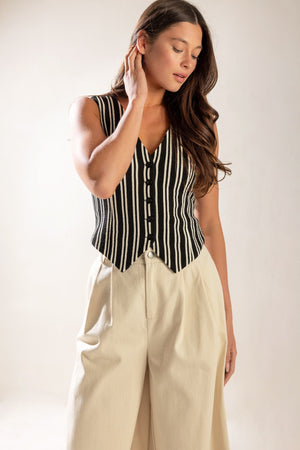 IN THE QUIET SHADE WOVEN VEST