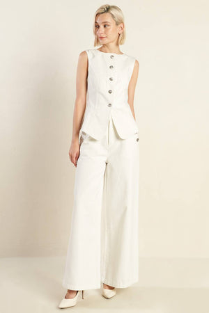 Delicate Hue Woven Vest
