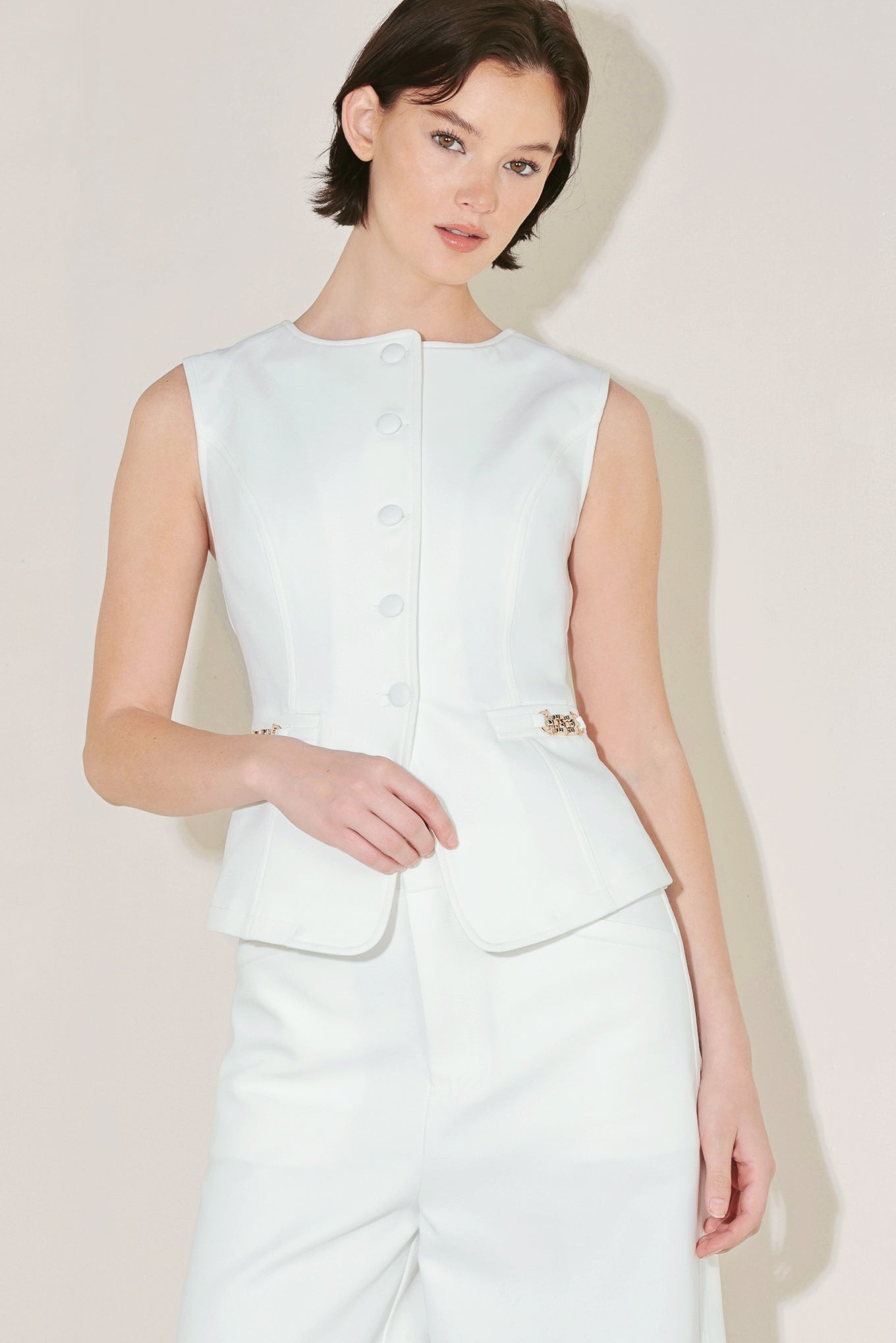 POWER LINE THEORY WOVEN VEST