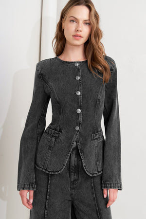 GRAPHITE MUSE DENIM JACKET