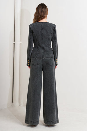 GRAPHITE MUSE DENIM JACKET