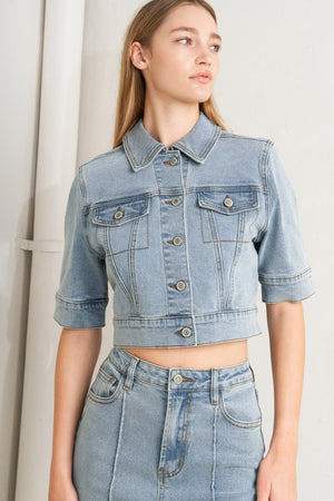 ON MY WAY DENIM JUMPSUIT