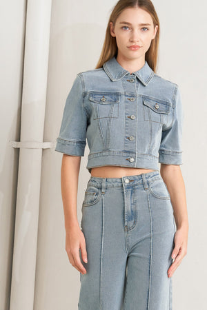 ON MY WAY DENIM JUMPSUIT