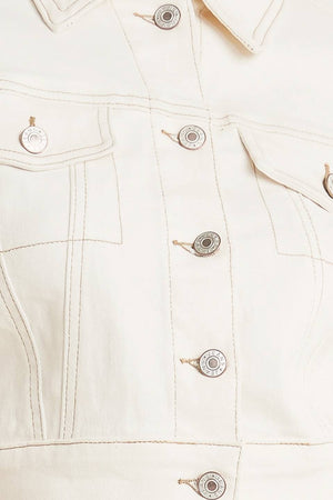 MODERN NEUTRAL TWILL JACKET