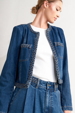 HERITAGE TWIST DENIM JACKET