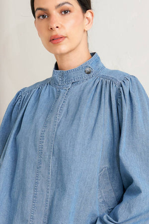 SOFT SIGNAL LIGHT INDIGO DENIM JACKET