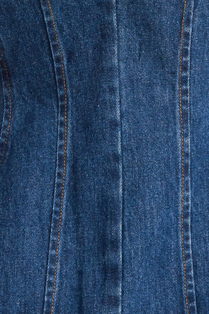 SHARP FEMININITY DENIM VEST