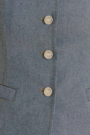 CONFIDENTLY COOL TAILORED WOVEN VEST