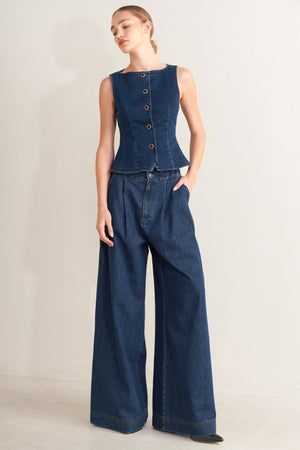 RETRO STREET DENIM VEST