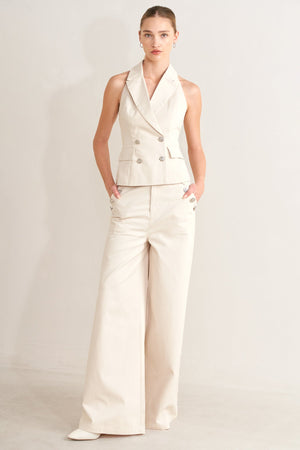 RUNWAY TAILORED WOVEN VEST