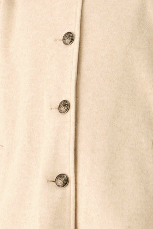 CITY IN MOTION BUCKLED CAPELET JACKET