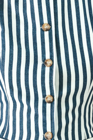 PORTSIDE STRIPE WOVEN VEST