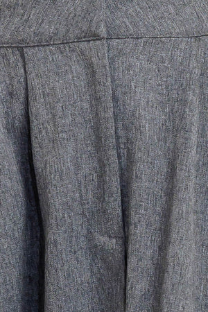 TIMELESS LOOK WOVEN MIDI CIRCLE SKIRT