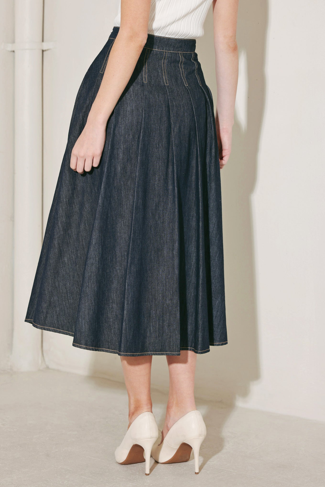 MAIN STAGE CLASSIC DENIM CIRCLE SKIRT