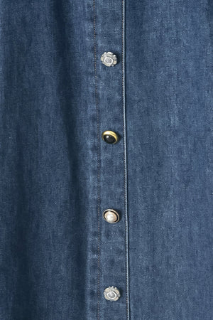SWEET TALKER DENIM CIRCLE MIDI SKIRT