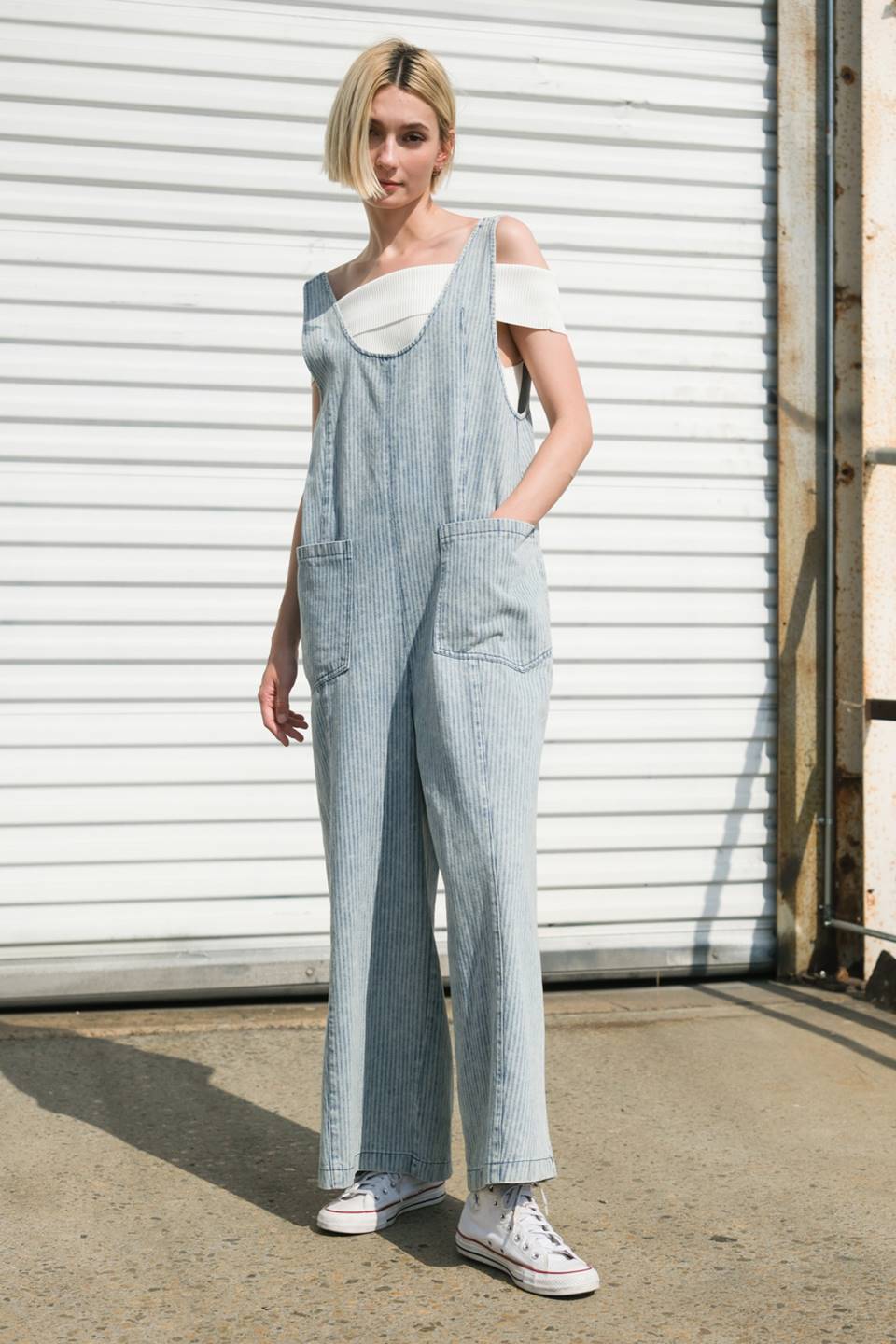 JOURNEY OF LOVE DENIM JUMPSUIT