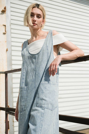 JOURNEY OF LOVE DENIM JUMPSUIT