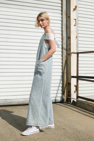 JOURNEY OF LOVE DENIM JUMPSUIT