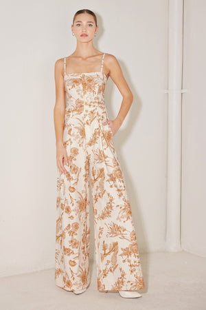 Tuscan Botanica Woven Jumpsuit