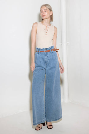 KISSED BY SUNLIGHT DENIM PANTS