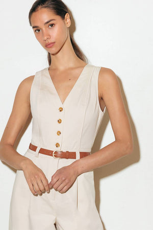 EVERYDAY ESSENTIAL WOVEN JUMPSUIT